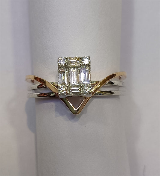 Regal Prism Princess Ladies Ring