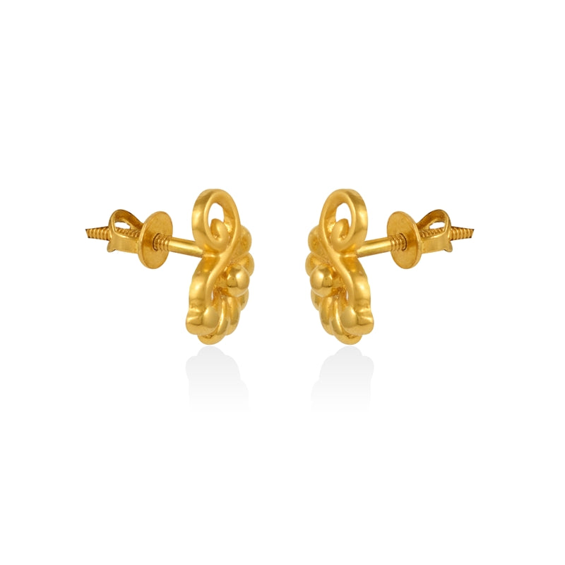 Eternal Petal Swirl Studs