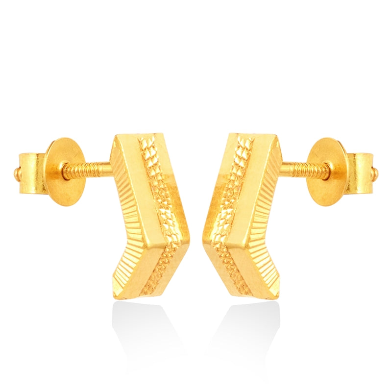 Urban Sleek Gold Studs