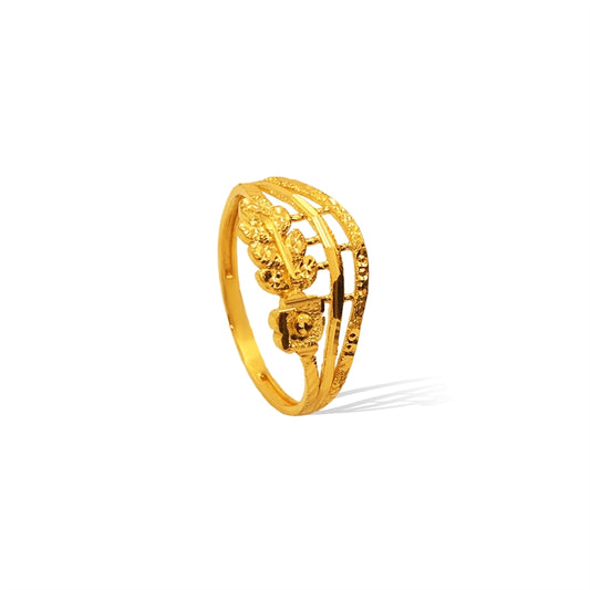 FLORAL CASCADE RING