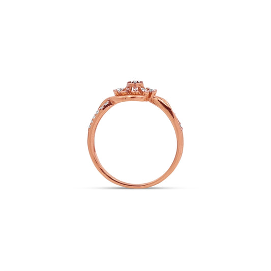 The Roseate Bloom Bypass Ladies Ring