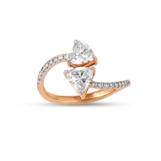 VOW LG DIA RING 18KT