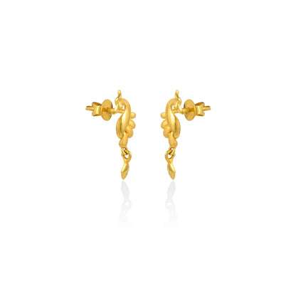 Regal Peacock Petite Drops Earrings
