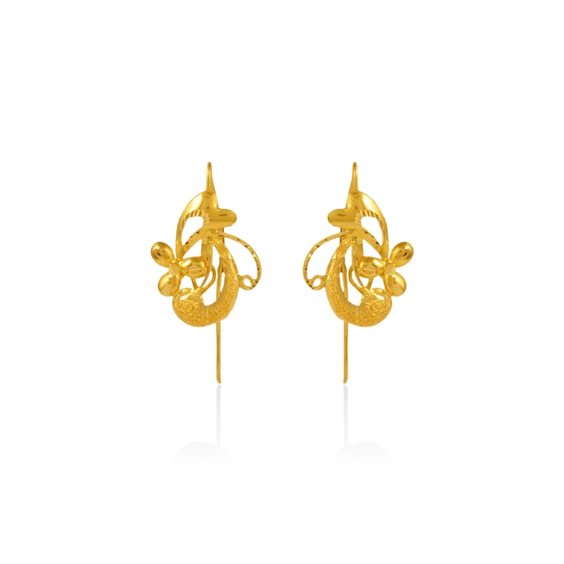 Golden Flora Hook Drops
Earrings