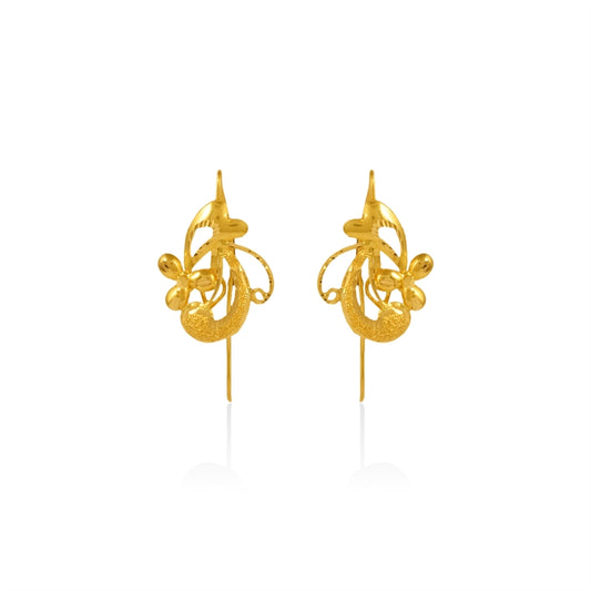 Golden Flora Hook Drops
Earrings