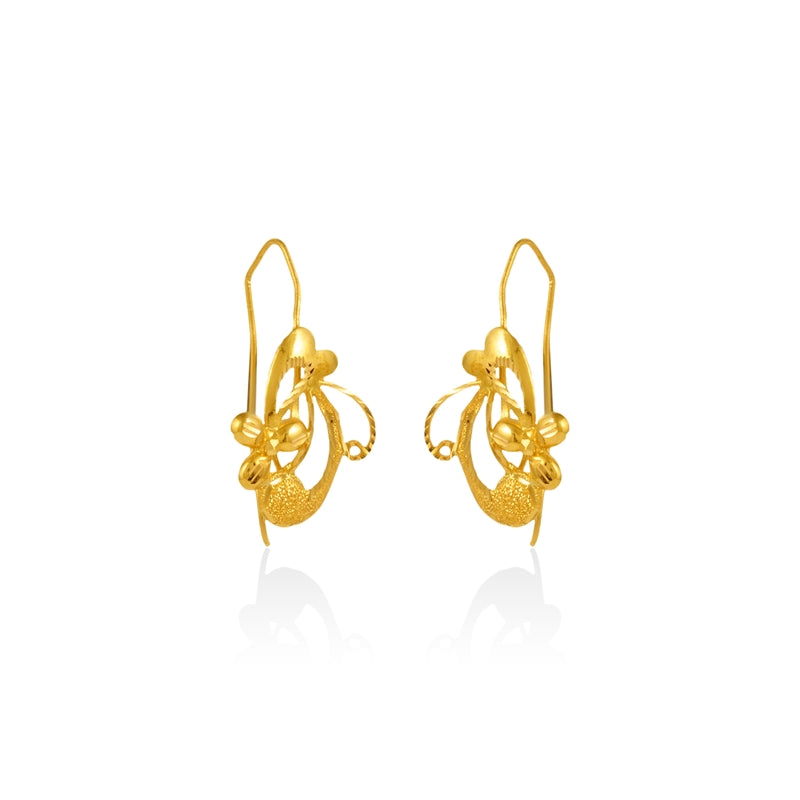 Golden Flora Hook Drops
Earrings