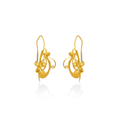 Golden Flora Hook Drops
Earrings