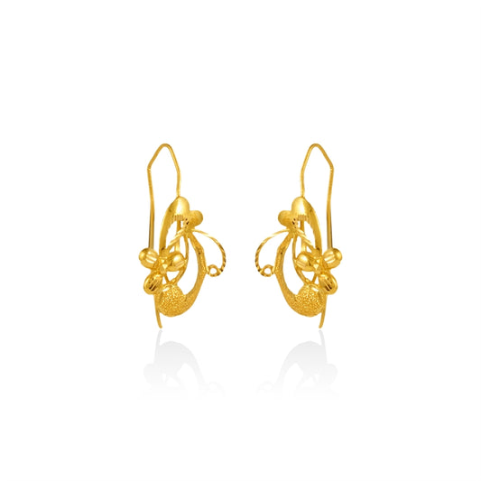 Golden Flora Hook Drops
Earrings