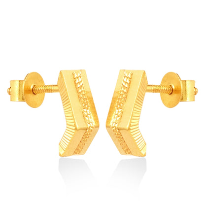 Urban Sleek Gold Studs