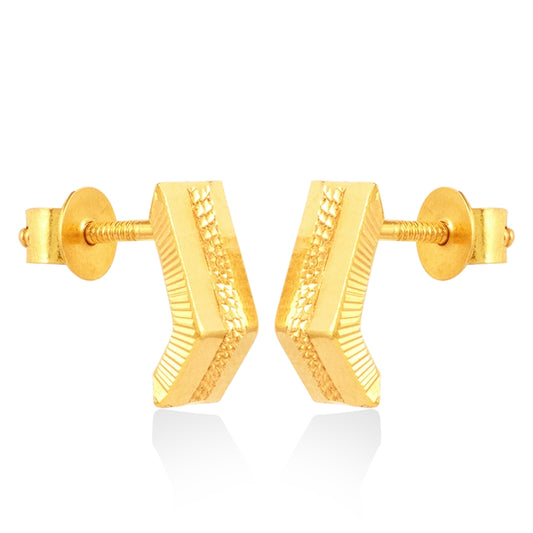 Urban Sleek Gold Studs