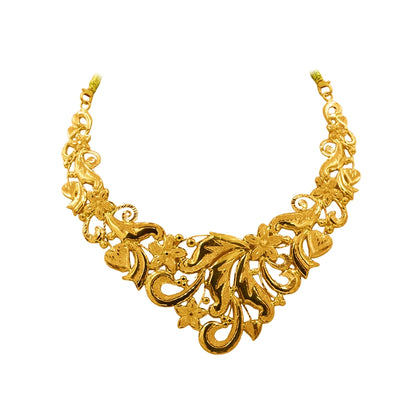 Royal Filigree Gold Necklace