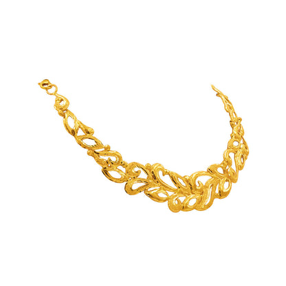 Golden Laurel Leaf Necklace