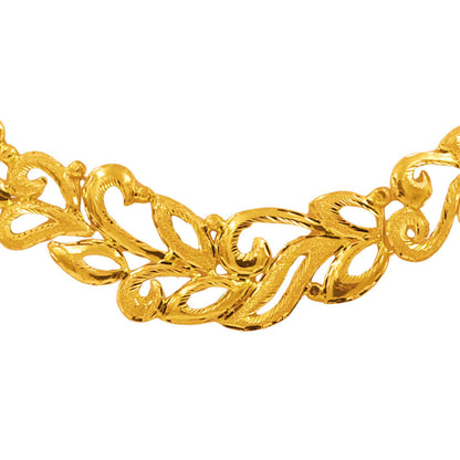 Golden Laurel Leaf Necklace