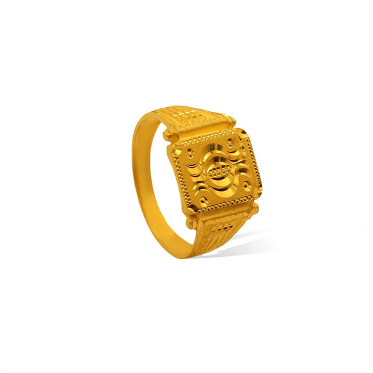 Rajveer Heritage Gold Gents Ring