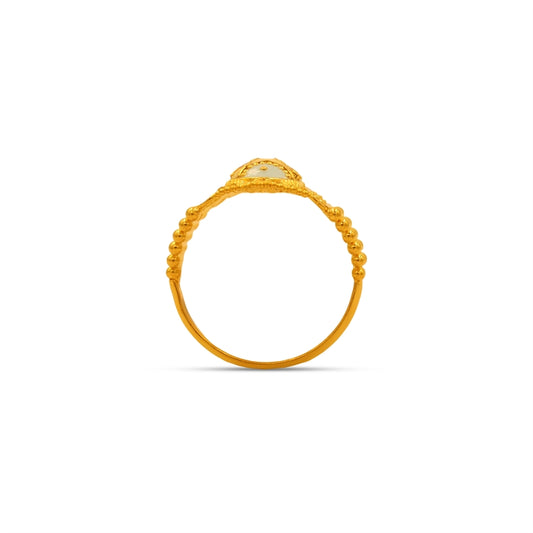 Noor Enamel Heritage Statement Ladies Ring