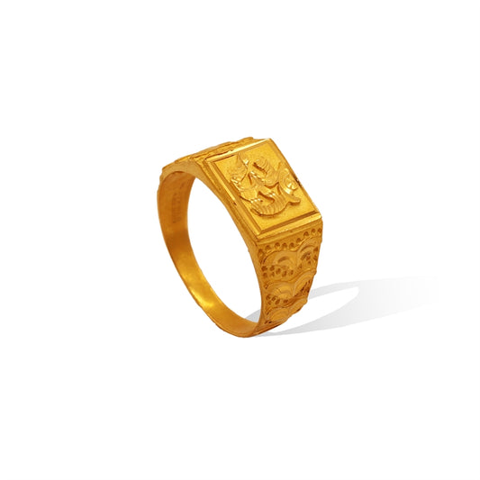 The Golden Artisan Signet Ring