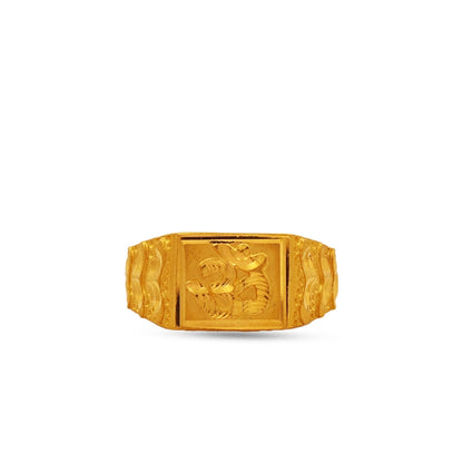 The Golden Artisan Signet Ring