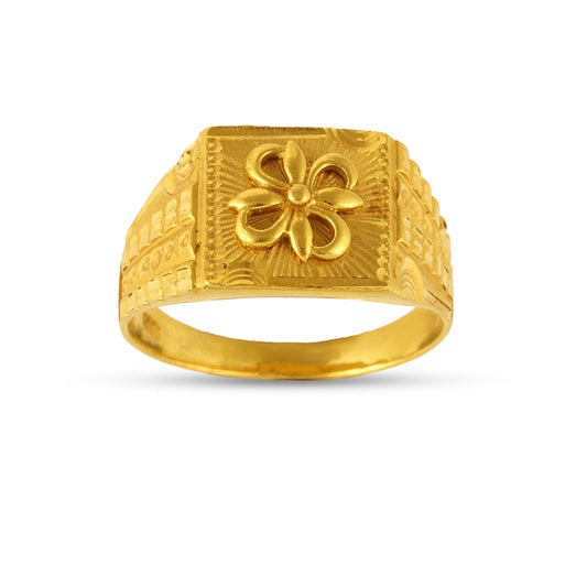 The Prosperity Clover Signet Ring