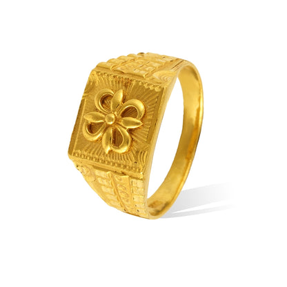 The Prosperity Clover Signet Ring