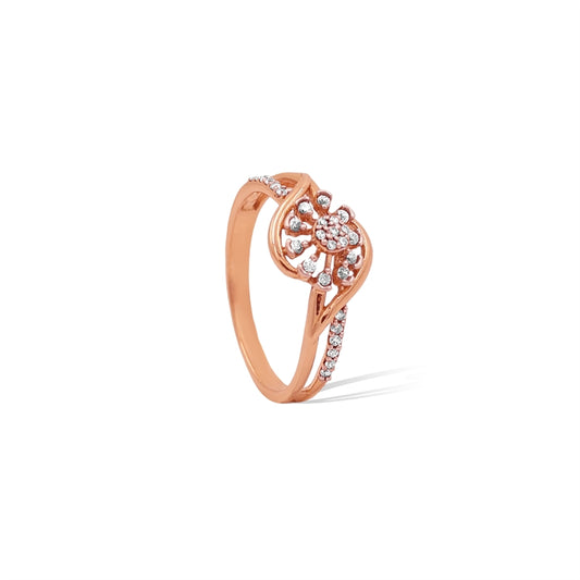 The Roseate Bloom Bypass Ladies Ring