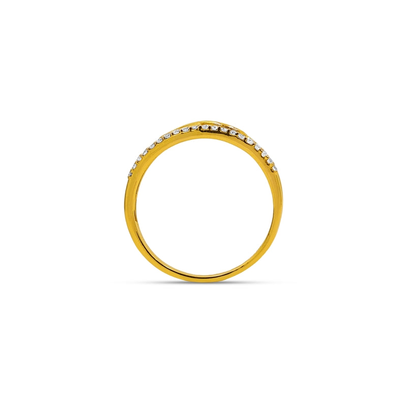 The Twin Petal Bypass Ring