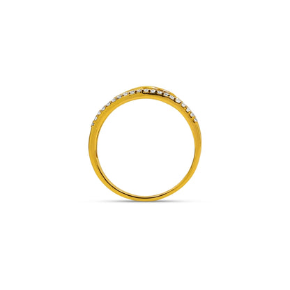 The Twin Petal Bypass Ring