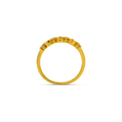 The Golden Wave Tiara Band