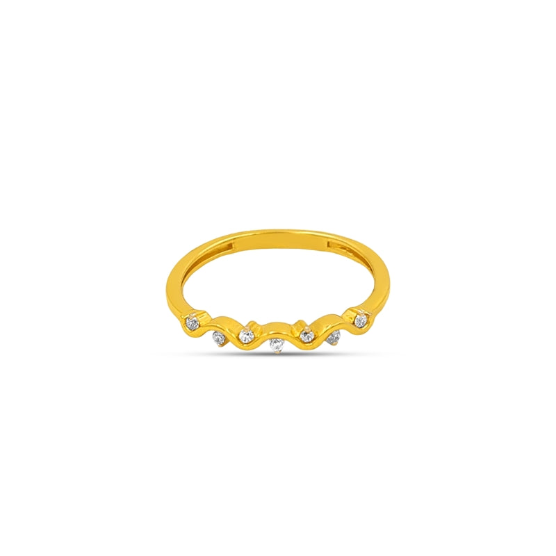 The Golden Wave Tiara Band