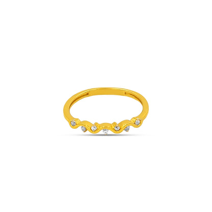 The Golden Wave Tiara Band