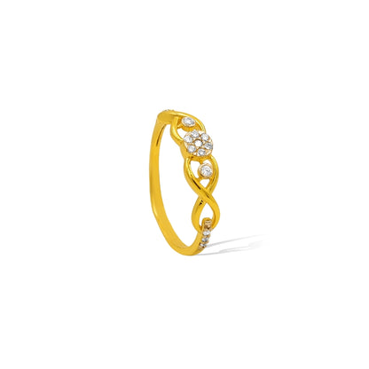 The Vintage Vine Three-Stone Ring