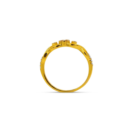 The Vintage Vine Three-Stone Ring
