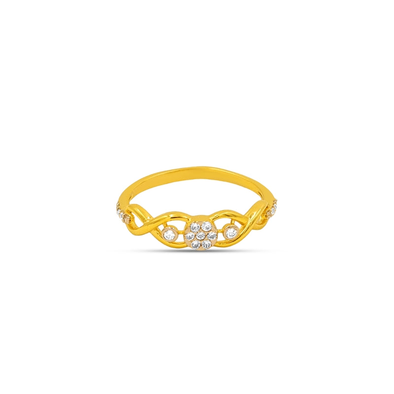 The Vintage Vine Three-Stone Ring