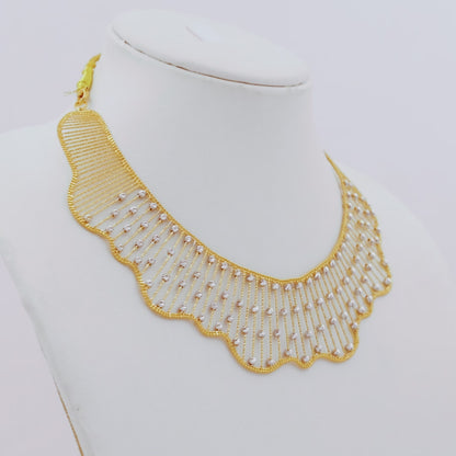 Aurora Fan Gold Necklace